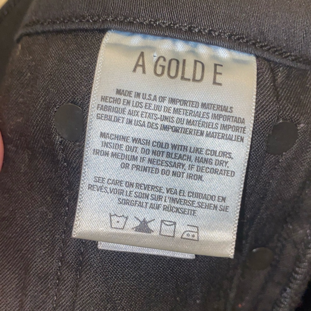 Agolde Black Waxed Denim Mini Skirt - Picture 5 of 9